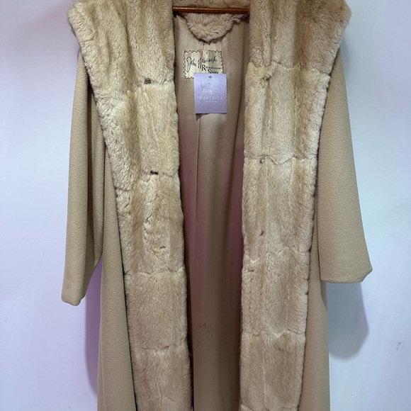 John Wanamaker Mink full length hooded jacket - Picture 5 of 5